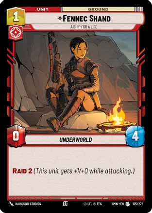 Fennec Shand - A Ship For A Life (175/272) - H - Uncommon