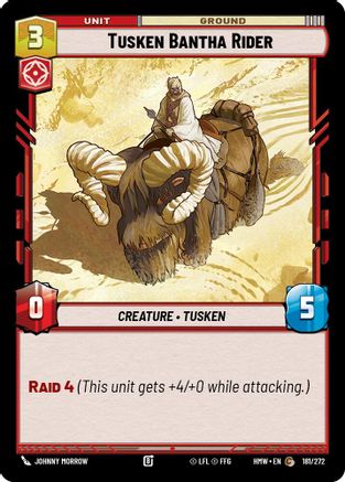Tusken Bantha Rider (181/272) - H - Common