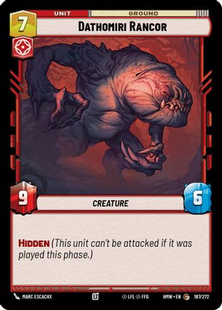 Dathomiri Rancor (187/272) - H - Common