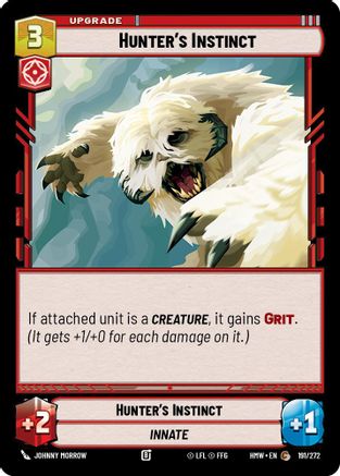 Hunter's Instinct (191/272) - H - Common