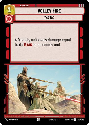 Volley Fire (192/272) - H - Uncommon