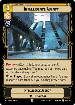 Intelligence Agency (205/272) - H - Uncommon