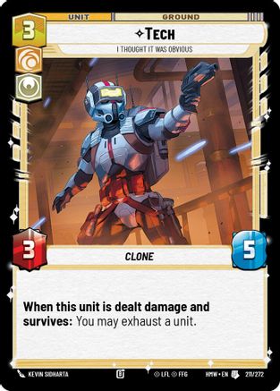Tech - I Thought It Was Obvious (211/272) - H - Uncommon