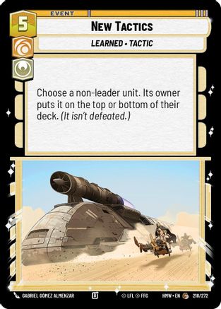 New Tactics (218/272) - H - Common