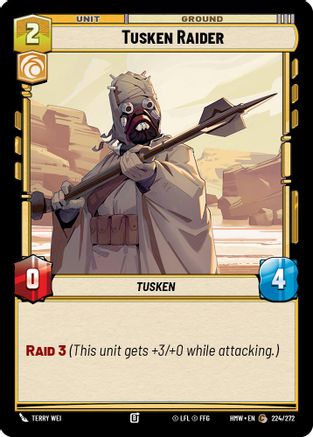 Tusken Raider (224/272) - H - Common