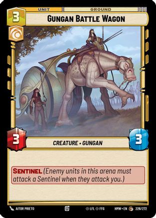 Gungan Battle Wagon (226/272) - H - Common