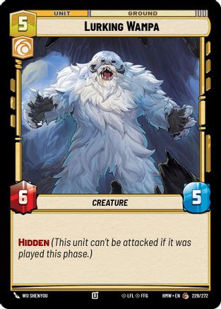 Lurking Wampa (229/272) - H - Common