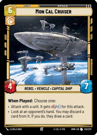 Mon Cal Cruiser (232/272) - H - Uncommon