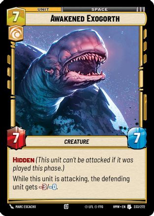 Awakened Exogorth (233/272) - H - Uncommon