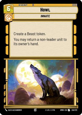 Howl (241/272) - H - Uncommon
