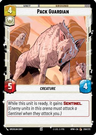 Pack Guardian (259/272) - H - Common