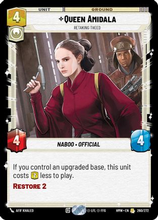Queen Amidala - Retaking Theed (260/272) - H - Rare