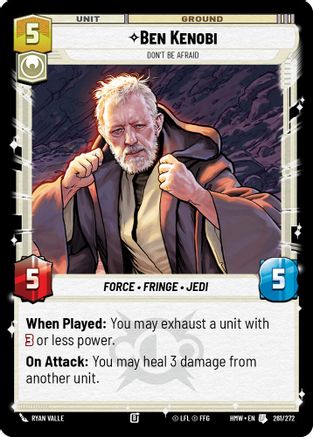 Ben Kenobi - Don't Be Afraid (261/272) - H - Uncommon