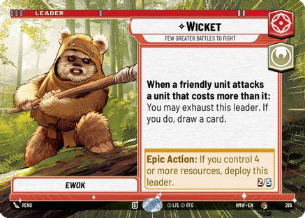 Wicket - Few Greater Battles to Fight (Hyperspace) (286) - H - Common