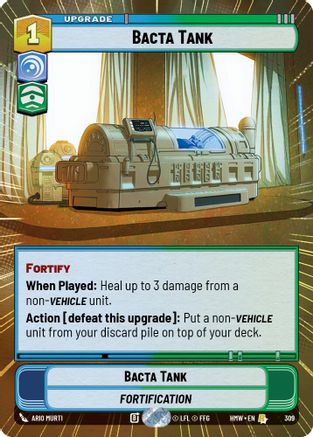 Bacta Tank (Hyperspace) (309) - H - Rare