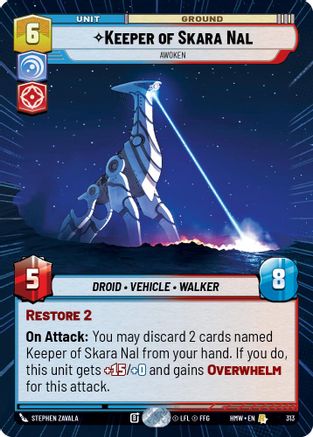 Keeper of Skara Nal - Awoken (Hyperspace) (313) - H - Rare