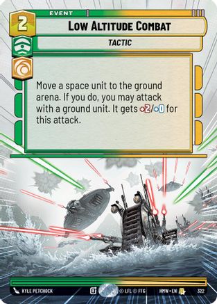 Low Altitude Combat (Hyperspace) (322) - H - Rare