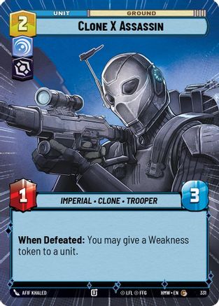 Clone X Assassin (Hyperspace) (331) - H - Common