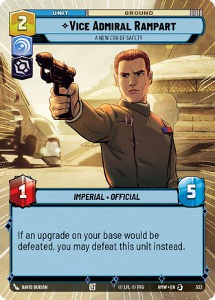 Vice Admiral Rampart - A New Era of Safety (Hyperspace) (332) - H - Special
