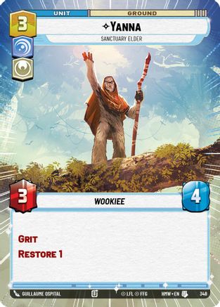 Yanna - Sanctuary Elder (Hyperspace) (348) - H - Uncommon