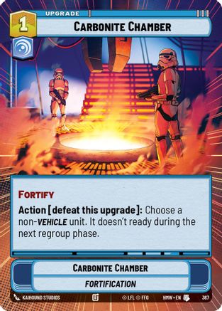 Carbonite Chamber (Hyperspace) (367) - H - Uncommon