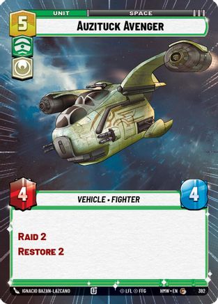 Auzituck Avenger (Hyperspace) (392) - H - Common