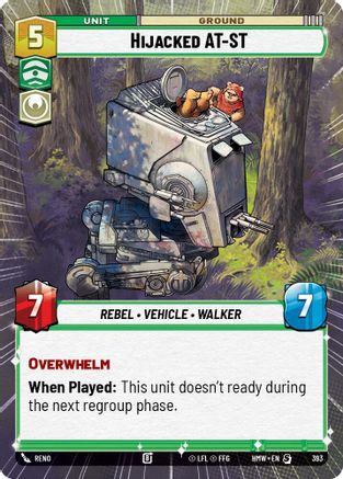 Hijacked AT-ST (Hyperspace) (393) - H - Special