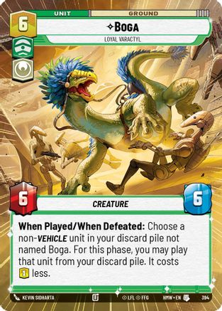 Boga - Loyal Varactyl (Hyperspace) (394) - H - Uncommon