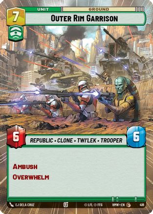 Outer Rim Garrison (Hyperspace) (418) - H - Common