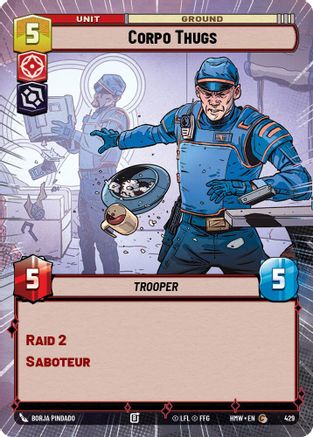 Corpo Thugs (Hyperspace) (429) - H - Common