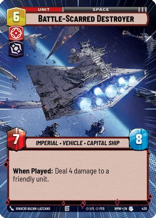 Battle-Scarred Destroyer (Hyperspace) (430) - H - Uncommon