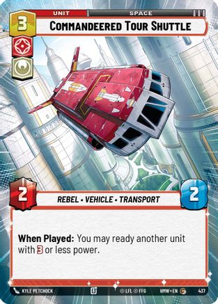 Commandeered Tour Shuttle (Hyperspace) (437) - H - Common