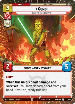 Gungi - Fighting for Kashyyyk (Hyperspace) (438) - H - Uncommon