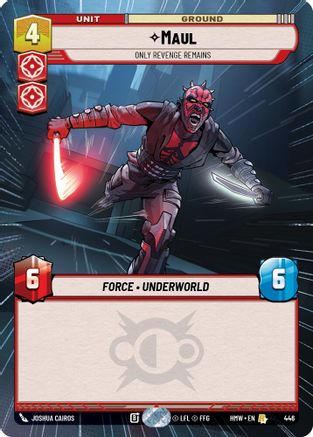 Maul - Only Revenge Remains (Hyperspace) (446) - H - Rare