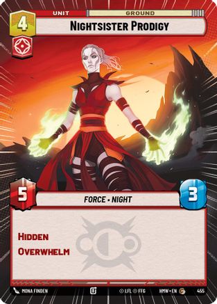 Nightsister Prodigy (Hyperspace) (455) - H - Common