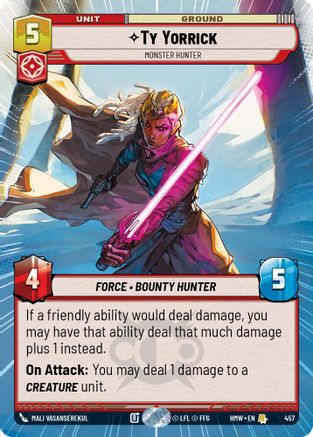Ty Yorrick - Monster Hunter (Hyperspace) (457) - H - Rare