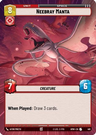 Neebray Manta (Hyperspace) (461) - H - Uncommon