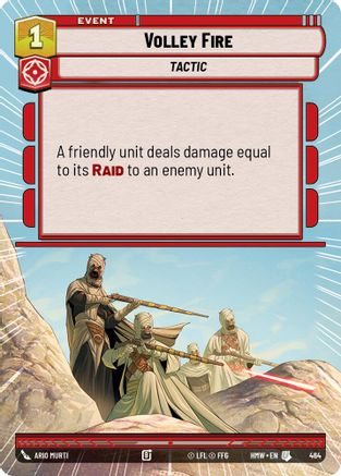 Volley Fire (Hyperspace) (464) - H - Uncommon
