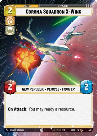 Corona Squadron X-Wing (Hyperspace) (481) - H - Common