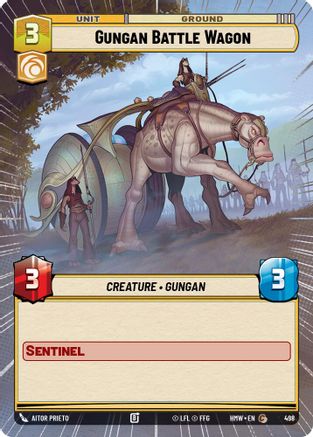 Gungan Battle Wagon (Hyperspace) (498) - H - Common