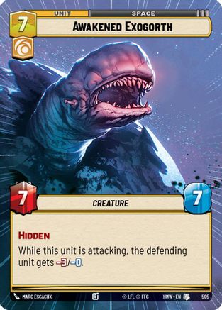 Awakened Exogorth (Hyperspace) (505) - H - Uncommon