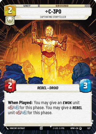 C-3PO - Captivating Storyteller (Hyperspace) (527) - H - Special