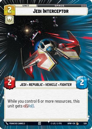 Jedi Interceptor (Hyperspace) (528) - H - Common