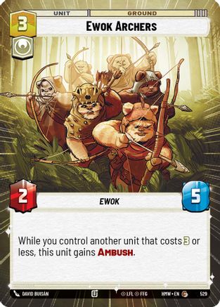 Ewok Archers (Hyperspace) (529) - H - Common