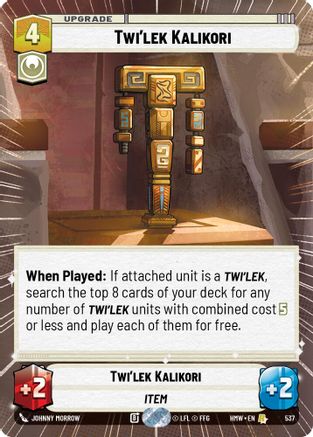 Twi'lek Kalikori (Hyperspace) (537) - H - Rare