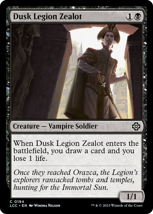 Dusk Legion Zealot (LCC-194) - common