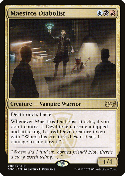 Maestros Diabolist (SNC-200) - rare