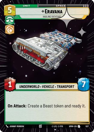 Eravana - Hauling Rathtars (Hyperspace Foil) (557) - H - Uncommon - Foil