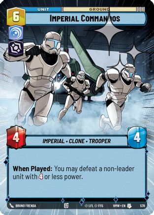 Imperial Commandos (Hyperspace Foil) (578) - H - Uncommon - Foil