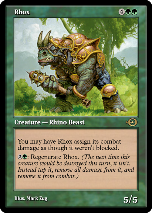 Rhox (PRM-36204) - rare - Foil